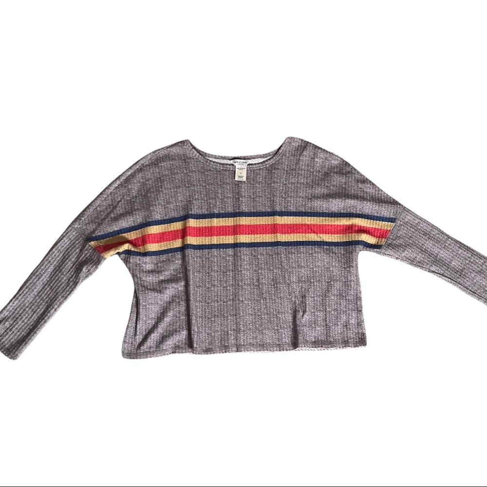 Arizona Jean Co. Striped Crop Top